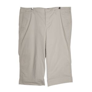 Beige Lands End Women's Capri Pants